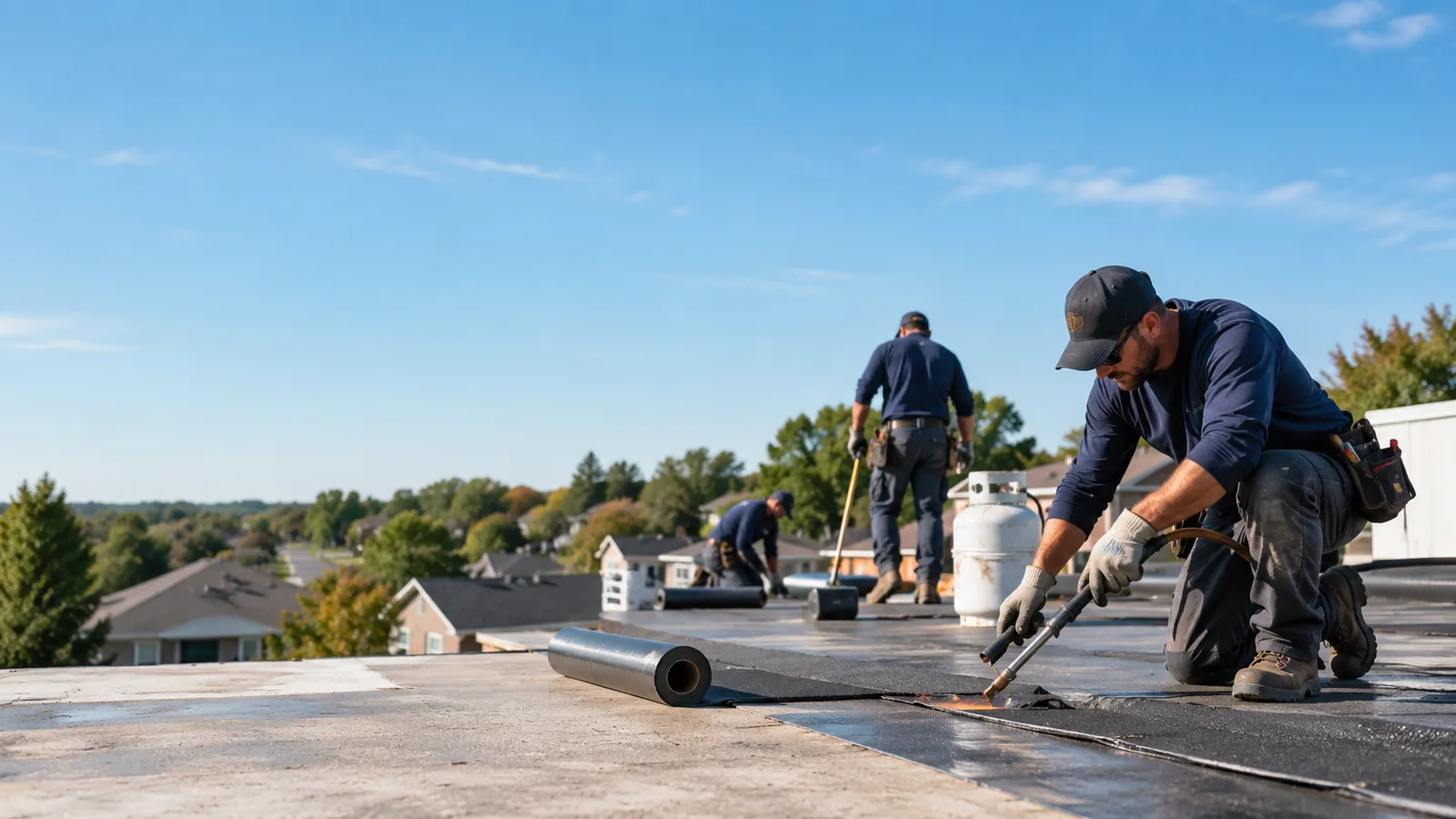 Flat Roof Leak Repair providers in Castleton, IL